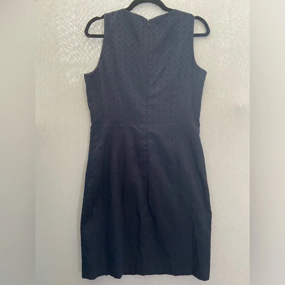 Theory Constance Altai wool blend textured sleeveless shift dress Sz 10 - Picture 2 of 16